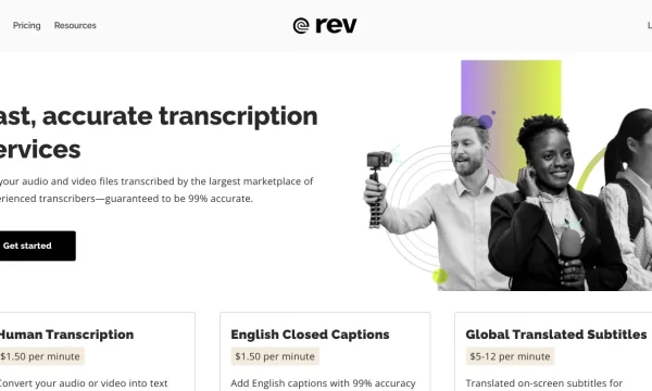 rev.com AI Video
