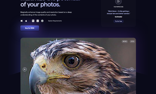 Topaz Photo, AI Video